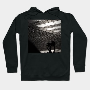 Urban Alley Crosswalk Street Photography Hoodie